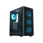 Корпус ATX без БП Xastra A409-4FC12A-UC A409 4ARGB-UC Black Mesh/Screwless full-size TG / 4x120мм ARGB PWM FС fans/Type-C