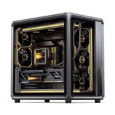 Корпус ATX без БП Jonsbo X400 Gray, TG aquarium, mini-ITX, mATX, ATX, серый