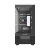 Корпус mATX без БП Powercase CVMBM2-A3 Vision Micro M2 ARGB, Tempered Glass, 3x 120мм ARGB PWM Fan, чёрный, mATX