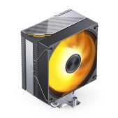 Кулер для процессора Jonsbo CA40 Black LGA1851/1700/1200/115X/AM5/AM4 TDP 225W, PWM, 120мм ARGB LED Fan, 4 тепловые трубки, 4-pin