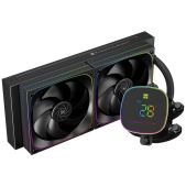 Система водяного охлаждения Thermalright TRFH240DAB Frozen Horizon 240 Digital Argb Black 2x120мм ARGB PWM Fans
