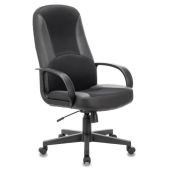 Кресло офисное Brabix 531407 City EX-512, кожзаменитель черный, ткань черная, TW