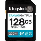 Карта памяти SDXC 128Gb Kingston SDG4Gb/128Gb Canvas Go! Plus V30 w/o adapter
