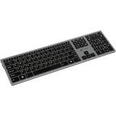 Клавиатура беспроводная Oklick 1196549 890S серый USB slim