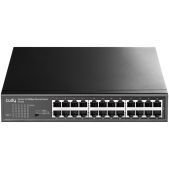 Коммутатор Cudy FS1024 24-Port 10/100 Mbps Metal Switch 24-Port 10/100 Mbps Switch, 24 10/100 Mbps RJ45 Ports, Switch/VLAN/Extend working mode DIP switch, Rack-mountable Steel Case, Power Saving, Plug & Play, Rack-Mount kits included
