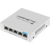Коммутатор Keenetic KN-4610 PoE+ Switch 5 5-портовый гигабитный коммутатор с 4 портами PoE+ и бюджетом мощности 60 Вт