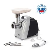 Мясорубка Аксион M 61.04 черно-серебристый