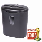 Шредер Brauberg 530963 S6, 3 уровень секретности, фрагменты 5х34мм, 6 листов, корзина 16 литров