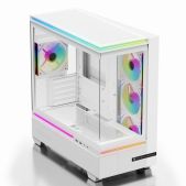 Корпус mATX без БП Thermalright TRTLM10WF4M M10 White FAN4-M TG 4x120мм ARGB PWM Fans USB Type-C