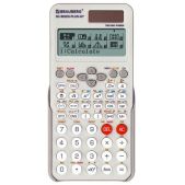 Калькулятор инженерный 10+2 разряда Brauberg 272652 SC-991ES-Plus-GY 164х80мм 552 функ, серый