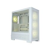 Корпус ATX без БП Xastra A700-1FA36A-4FL14A-C10-UC-WH A700 7ARGB-C10-UC White ATX/Mesh/ 1x360mm+4x140mm ARGB PWM fans /Argb+PWM HUB 10port/ Type-C /