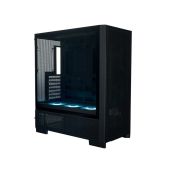 Корпус ATX без БП Xastra A700-1FA36A-C10-UC A700 3ARGB-C10-UC Black ATX/Mesh/ 1x360mm ARGB PWM /Argb+PWM HUB 10port/ Type-C /