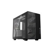 Корпус ATX без БП Powercase CTX5AB-A3 TX5 ARGB, TG, Type-C, 3x 120мм ARGB PWM Fans, чёрный