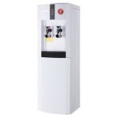 Кулер для воды Aqua Work 25857 16-LDR, напольный, нагрев/электронное охлаждение, 2 крана, белый