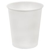 Стакан одноразовый Welday 702689 бумажный 250/273 мл, D 80мм, белый, комплект 1000 шт, холодное/горячее