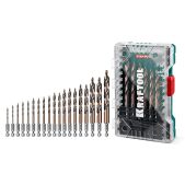 Набор сверл Kraftool 29653-H19 Step Point, Impact Ready 19 шт, по металлу для винтовёртов и шуруповертов