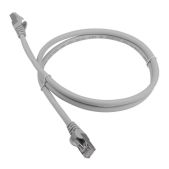 Патч корд LanMaster LAN-PC45/S6A-5.0-GY FTP RJ-45 вил.-вилка RJ-45 кат.6A 5м серый LSZH уп.:1шт