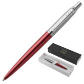 Ручка шариковая Parker 1953187 Jotter Core Kensington Red CT, корпус красный, детали хром, синяя