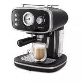 Кофеварка Kitfort КТ-736 рожковая, 1100 Вт, объем 1.2 л, 15 бар, ручной капучинатор, черная