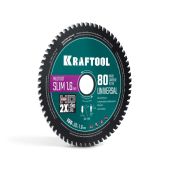 Диск пильный Kraftool 36957-190-30-80 Slim multi cut 190 х 30 x 1.6мм, 80Т по дереву
