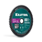 Диск пильный Kraftool 36957-210-30-80 Slim multi cut 210 х 30 x 1.8мм, 80Т по дереву