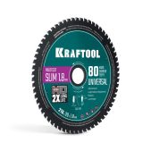 Диск пильный Kraftool 36957-216-30-80 Slim multi cut 216 х 30 x 1.8мм, 80Т по дереву