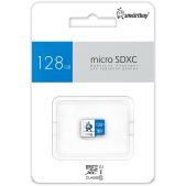 Карта памяти MicroSDXC 128Gb SmartBuy SB128GMSDU1BLUE00 class 10 UHS-I Blue б/ад.
