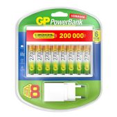 Аккумулятор AA GP PowerBank 270AAHC/CPBXL-2CR8 NiMH 2700mAh 8шт + зарядное устройство