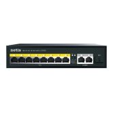 Коммутатор Netis P110GH L2 8x100Мбит/с 2x1Gbит/с 8PoE+ 120W неуправляемый