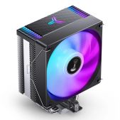 Кулер для процессора Jonsbo CR-1000 Max V2 Color LGA1851/1700/1200/115X/AM5/AM4 24шт/кор, TDP 230W, PWM, 120мм Dynamic Multi-Color LED Fan, 6 тепловых трубок, черный, 4-pin