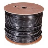 Кабель сетевой Buro BU-COP-050-FTP-OUTDOOR FTP 4 пары cat.5E solid 0.50мм Cu 305м черный outdoor стальной трос