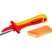 Нож Kraftool 45401 KN-1 1000В, прямой, диэлектрический