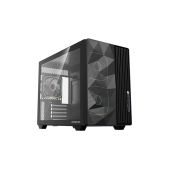Корпус mATX без БП Powercase CTX3AB-A3 TX3 ARGB, TG, Type-C, 3x 120мм ARGB PWM Fans, чёрный
