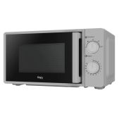 СВЧ печь Oasis MW-70RS серая 700 Вт, 20 литров, с ручкой Механическое управление, Таймер 35 мин, Размораживание, 5 уровней мощности