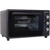 Мини-печь Esperanza TO-38 BL 38л, 1418Вт, 2 тэн, реш.поддон, противень
