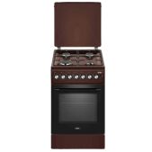 Плита газовая Efes SG-50M40S2 BR коричневая, газ-контроль, электродуховка