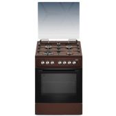 Плита комбинированная Efes SG-60C40SC1BR коричневая, чугун.решетка, газ-контроль, электродуховка, конвекция
