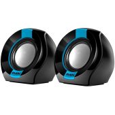 Колонки Sven SV-013509 150 чёрный-синий, USB, 2.0, мощность 2x2.5 Вт RMS