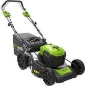 Газонокосилка аккумуляторная Greenworks 2506807UG GD40LM46SPK5 40V, 46см, самоходная, б/щет, c 1хАКБ 5 Ач и Зарядное устройство