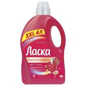 Гель для стирки Ласка 2587821 Для цветного, концентрат 4л