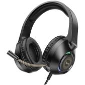 Гарнитура Hoco W108 Sue черная 2м мониторные USB