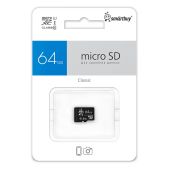 Карта памяти MicroSDXC 64Gb Smartbuy SB64GbSDCL10-00 class 10 б/ад UHS-I