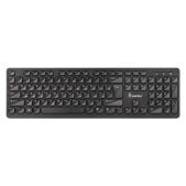 Клавиатура беспроводная Smartbuy SBK-252AG-K ONE 252 черная мультимедийная