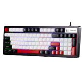 Клавиатура Smartbuy SBK337UWK RUSH Z37 черно-белая игровая мультимедийная