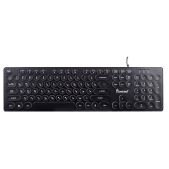 Клавиатура Smartbuy SBK-328U-K ONE 328 USB проводная черная с подсветкой