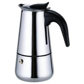 Кофеварка гейзерная Kelli KL-3018 на 6 чашек, нержавеющая сталь