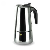 Кофеварка гейзерная Kelli KL-3019 на 9 чашек, нержавеющая сталь