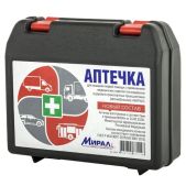Аптечка Мирал АФПС первой помощи автомобильная, по приказу N 260н, пластиковый кейс