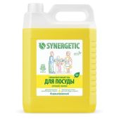 Гель для мытья посуды Synergetic 103500 Лимон антибактериальный 5л