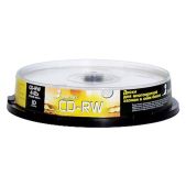 Диск CD-RW SmartTrack ST000198, 700 Мб 4-12x Cake Box упаковка на шпиле, комплект 10 шт